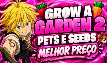GROW A GARDEN 2 - PETS LENDÁRIOS E SEMENTES RARAS (MELHOR PREÇO)