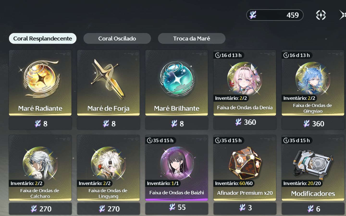 CONTA LINDA DE WUTHERING WAVES COM QINXIAO DENIA E +