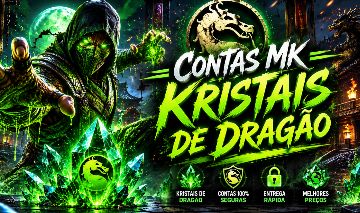 [30% DESCONTO]Contas MORTAL KOMBAT MOBILE Cristais de Dragão
