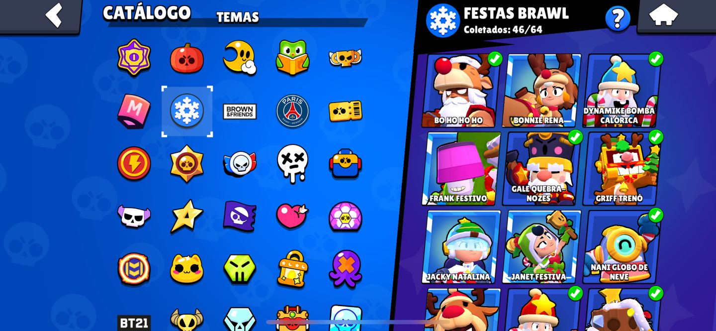 CONTA BRAWL STARS BARATA 47K DE TROFÉUS 105/106
