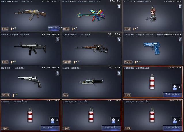 Conta crossfire com 7 vips