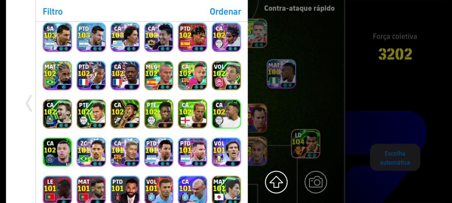 CONTA EFOOTBALL TOP RELÍQUIA NO PRECINHO