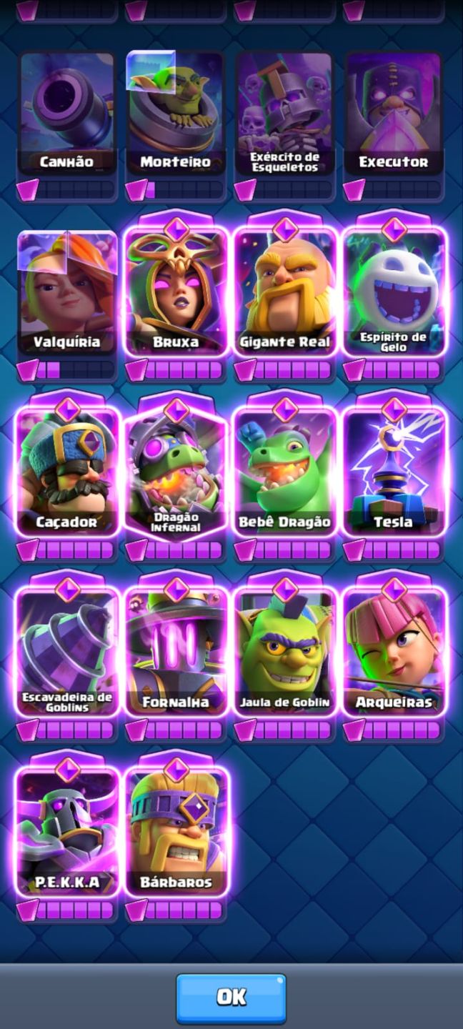 Conta de clash top demais 12,424 trofeus