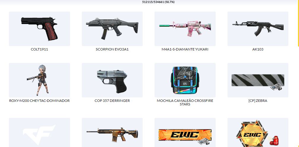 CONTA CROSSFIRE BARRINHA