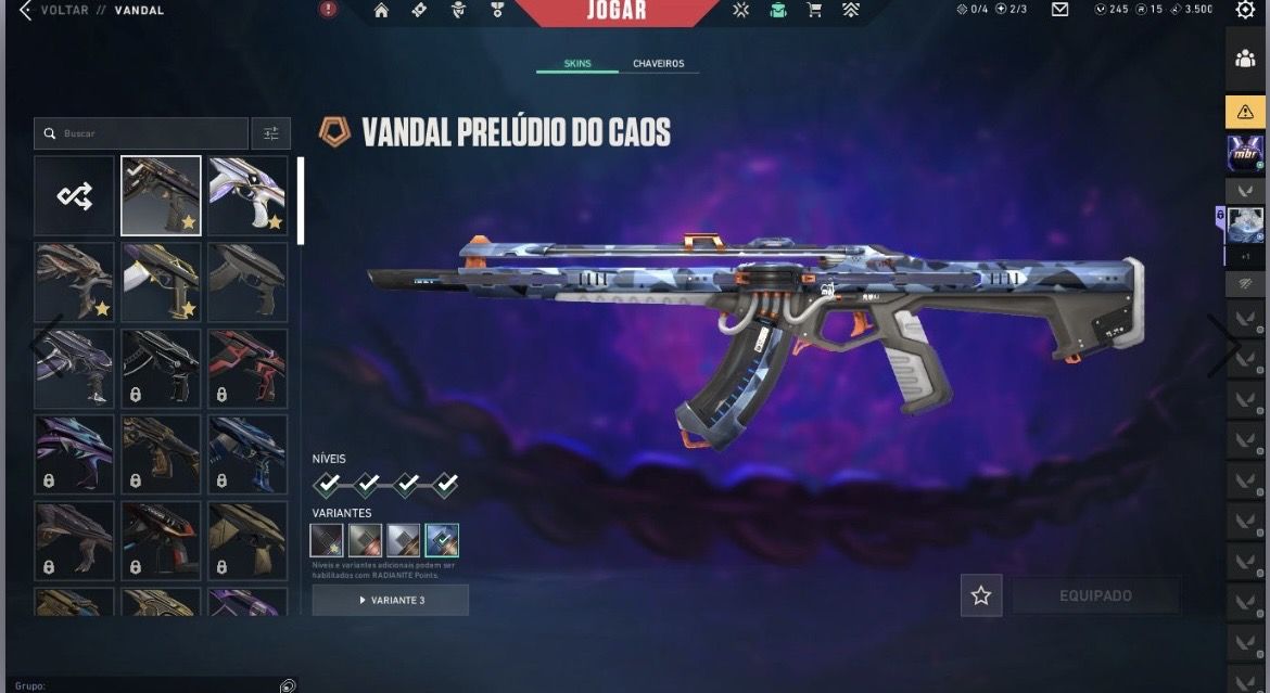 CONTA VALORANT