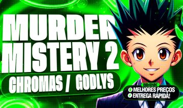 MURDER MISTERY 2 - GODLYS / SETS / CHROMAS MELHORES PREÇOS DA GGMAX (MM2)!