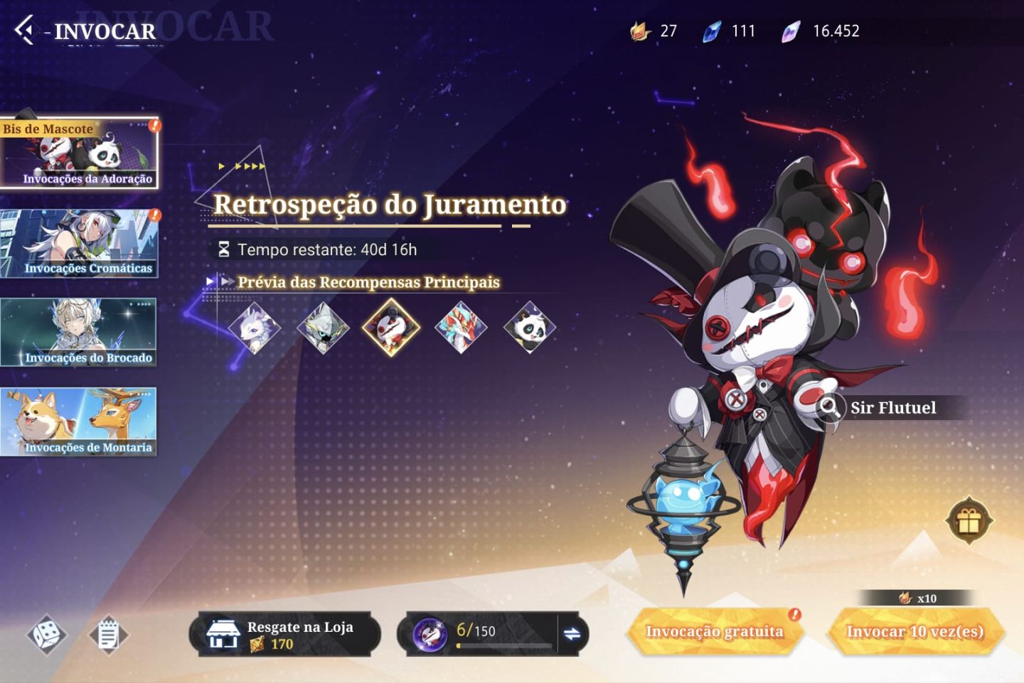 Conta Crystal Of Atlan com 16K de Cristal e Colab com Nier