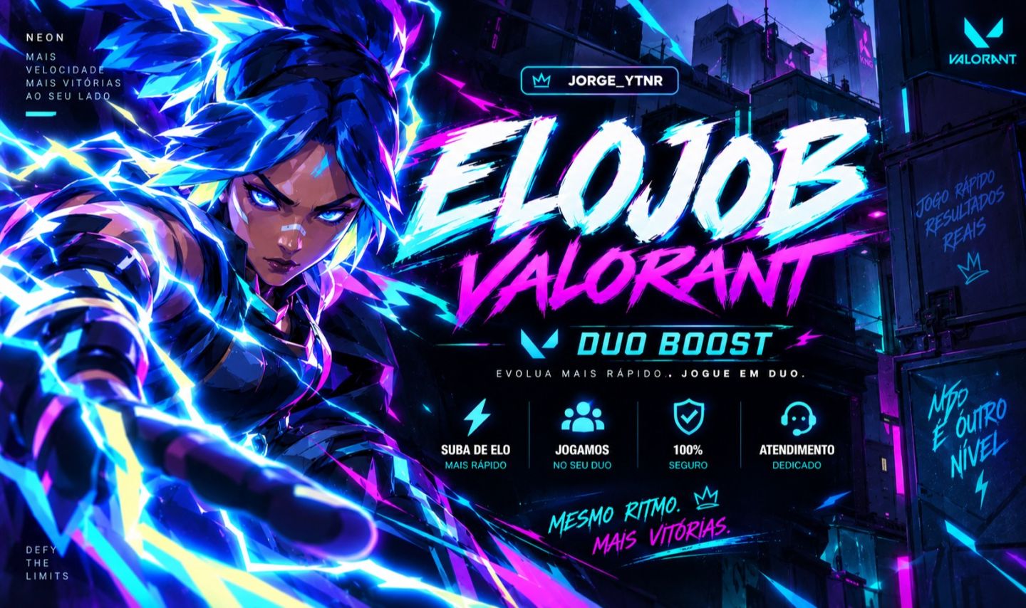 Duo Boost Valorant | Jogue com o Booster | Rápido e Seguro