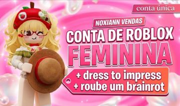 Conta roblox com diversos itens + pets no roube um brainrot + dress to impress