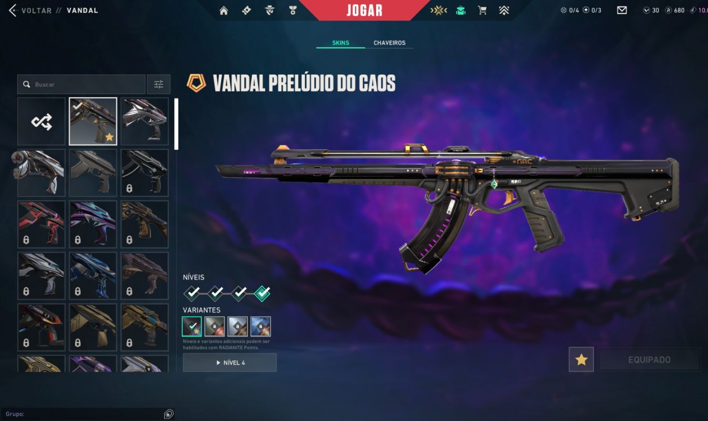 Conta Valorant Ascendente. NIvel 186. Com Skins. Full acesso