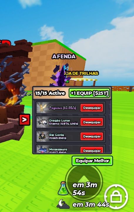 Conta roube um Ovo 1B de velocidade + 6,4B de dinheiro por segundo/pet pegasus