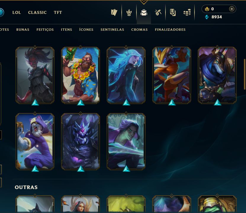 SKIN GANGPLANK CURTINDO VERÃO + [ DIAMANTE COM 60% DE WIN RATE ] + [TROCA NICK]