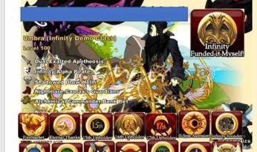 CONTA DE AQW FULL HARD FARM COM INFINITY