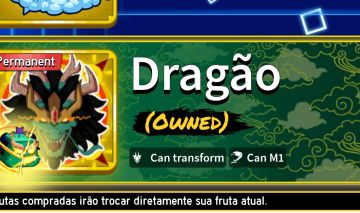 Conta de blox fruit com dragon permanente