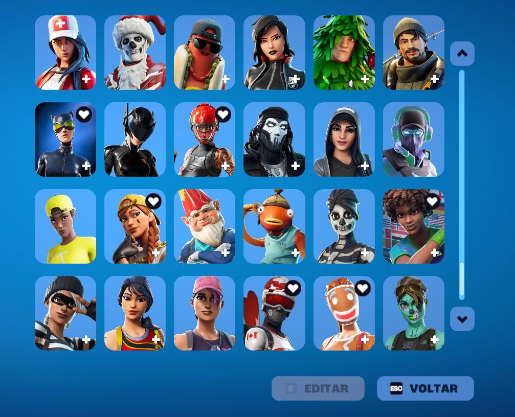 Conta epic focada no fortnite