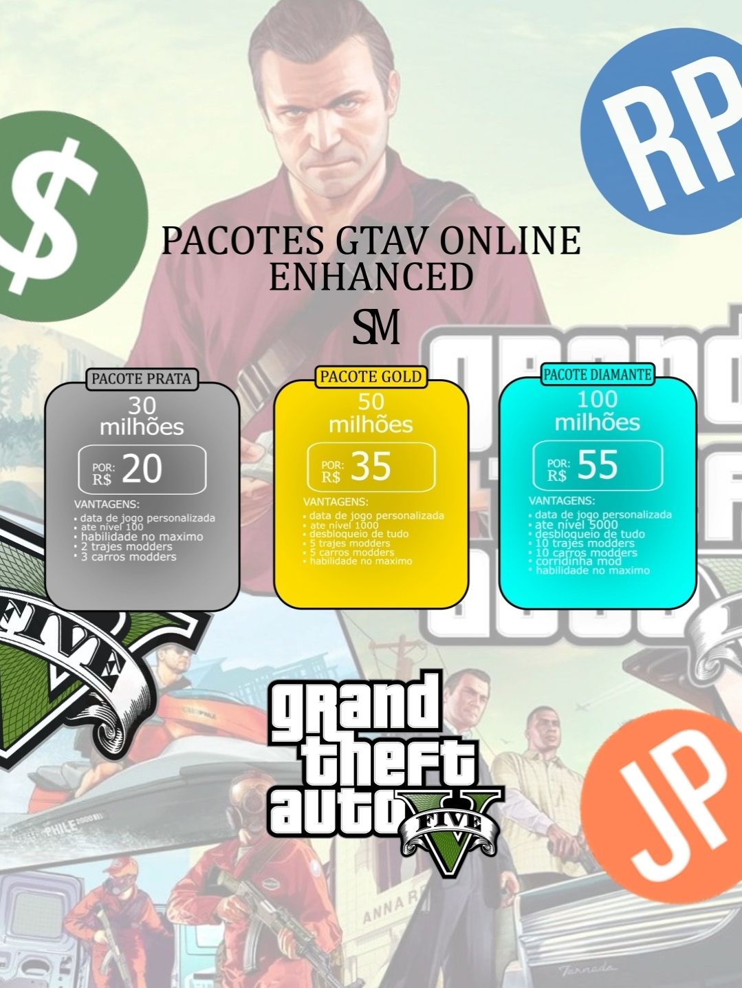 UPAGEM GTA5 ENHANCED E LEGACY PC