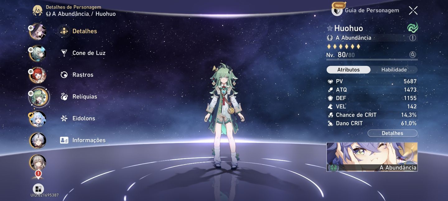 Honkai Star Rail conta com times para the herta, phainon e anaxa.