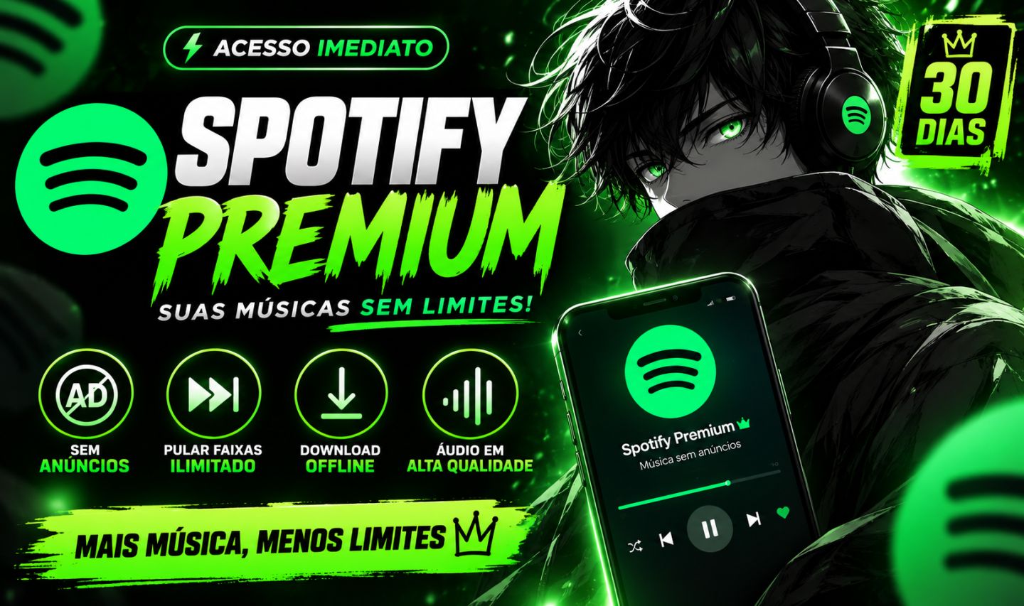 SPOTIFY PREMIUM ENTREGA RÁPIDA | ACESSO NA HORA