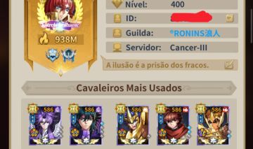 Conta Saint Seiya lendas da justiça