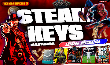 KEYS PREMIUM STEAM JOGOS, PAGUE 1 E LEVE 6, KEYS DE R$200, R$500,00 + BRINDE
