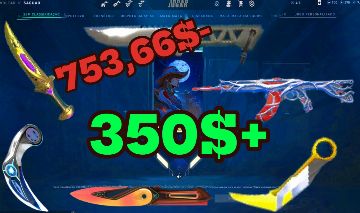 Conta Vava por 350$+ // Gastos: 753,66$- // 5 Skins de faca / Aceito propostas