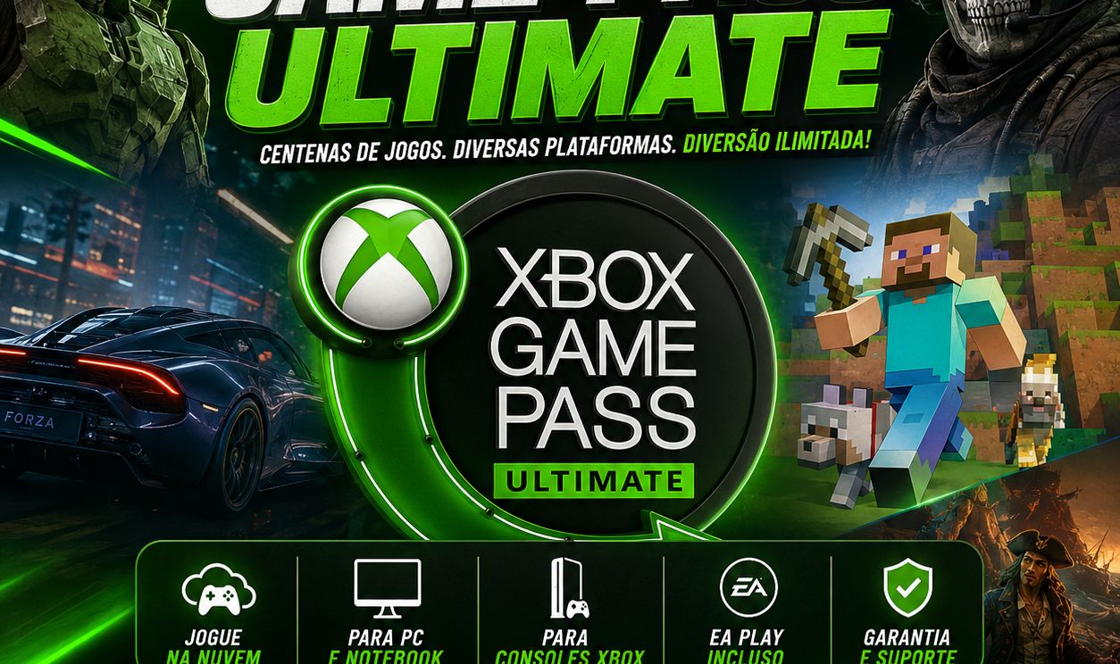 GAME PASS ULTIMATE POR UM VALOR IMPERDÍVEL!