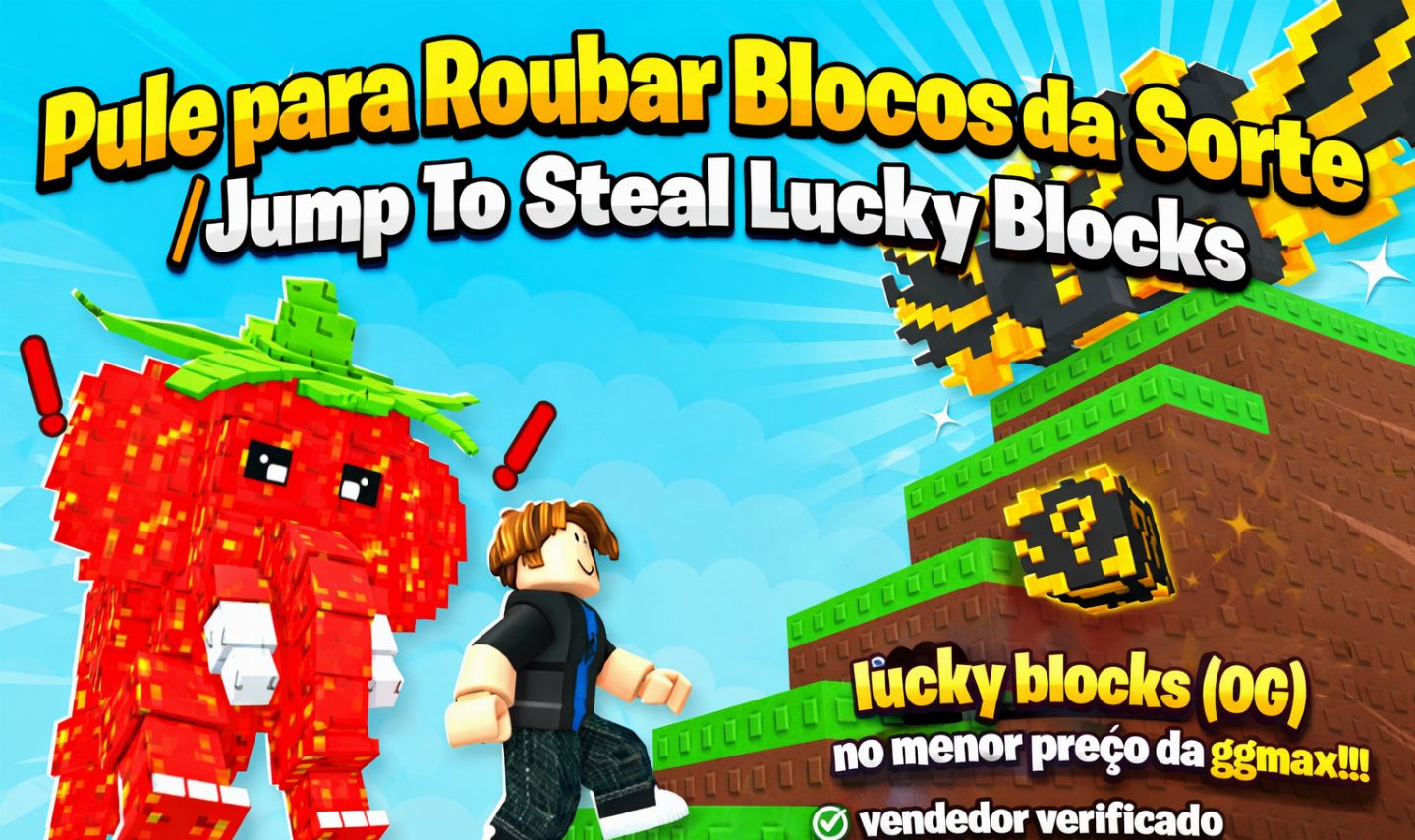 Pule para Roubar Blocos da Sorte / Jump To Steal Lucky Blocks OG