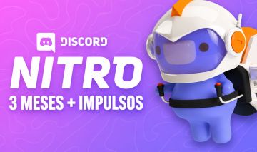 Discord Nitro 3 Meses + 6 Impulsos