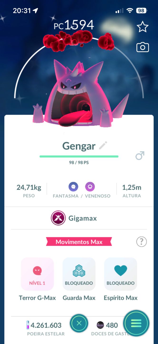 Conta Pokémon Go, MewTwo de armadura, mais de 100 shinys e shundos et.