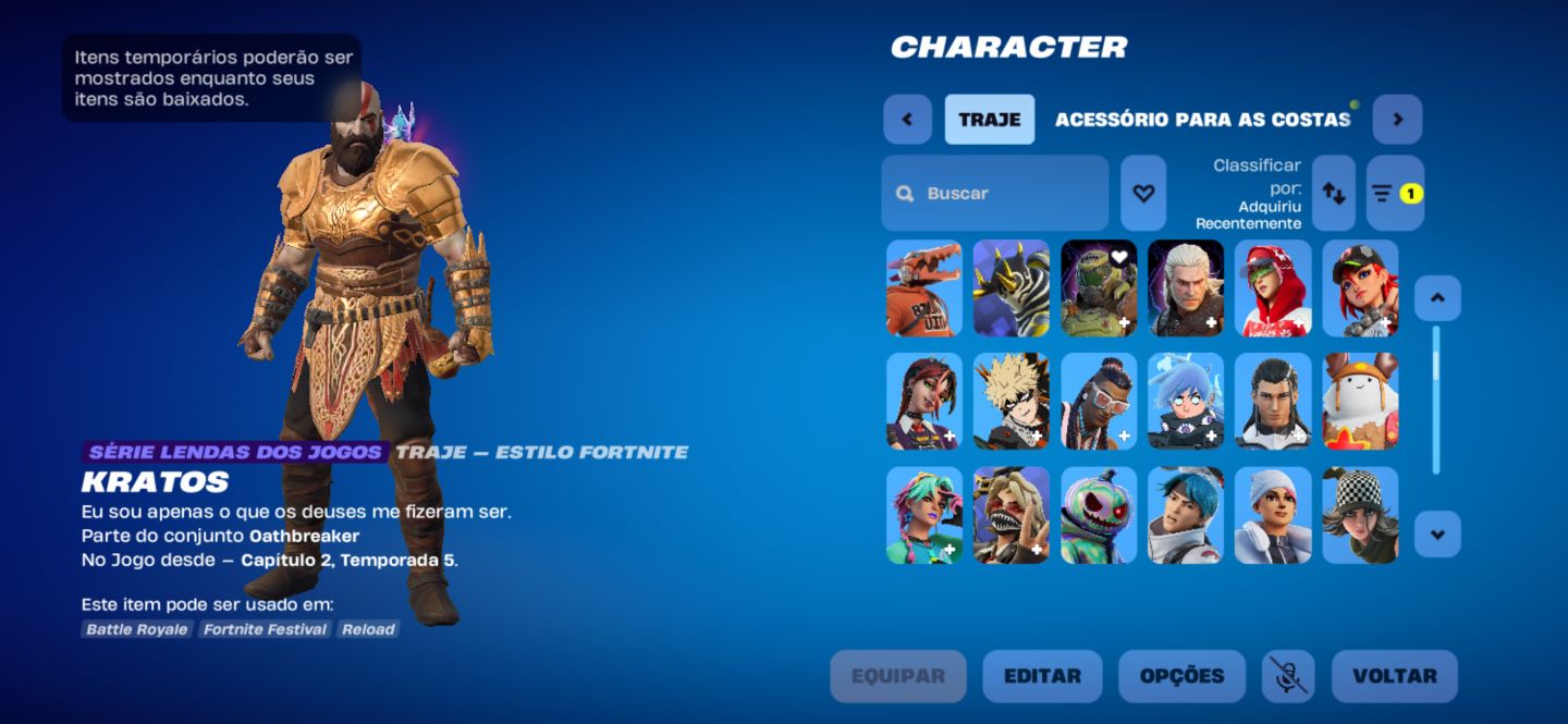 SALVE O MUNDO FUNDADOR, 243 Skins, Peixoto World Cup, Marvel, Kratos