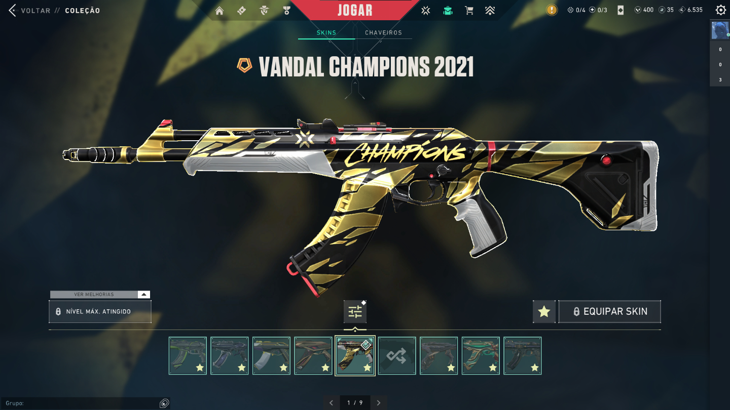 Valorant - Pacote champions 2021 - Pacote RGX Completo