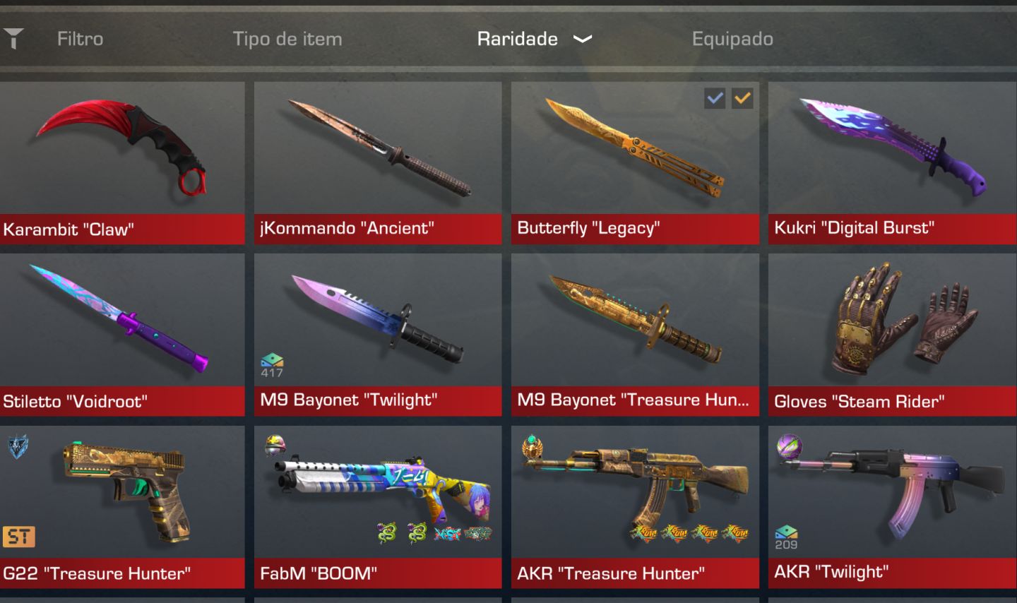 Conta Standoff 2 Recheada