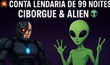 Conta 99 com NECROMANTE, BANDIDO DE FOGO E 200 DIAMANTES