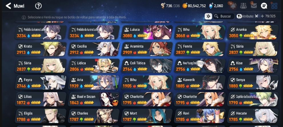 Epic Seven Conta Mid Game Rank S15 com Elvira ML e PvP Encaminhado e Recursos