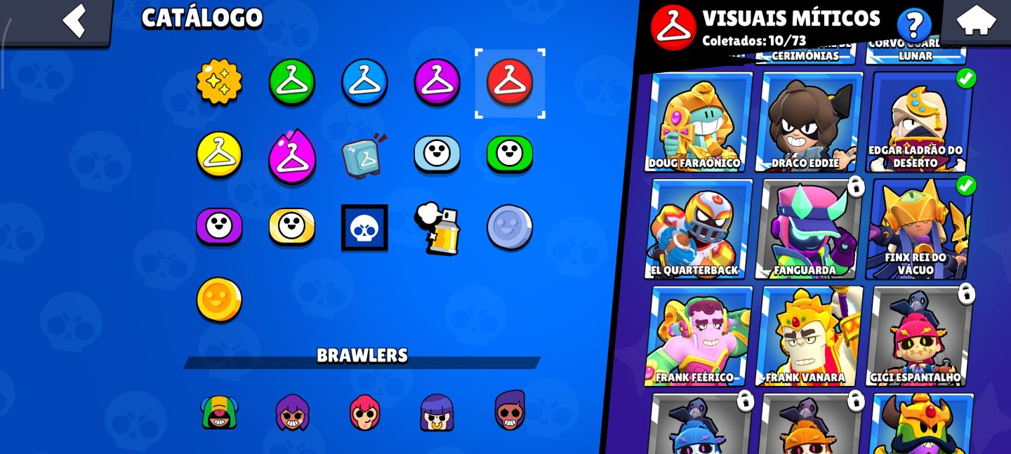 CONTA BRAWL STARS COM 49K DE TROFÉUS, 87 BRAWLERS , 16 LVL 11