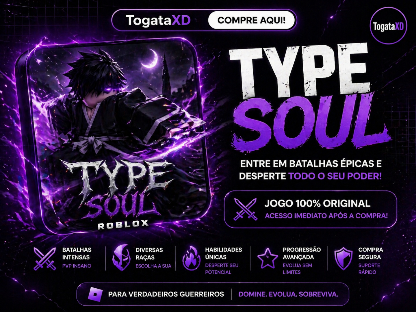TYPE SOUL ITENS/SERVIÇOS