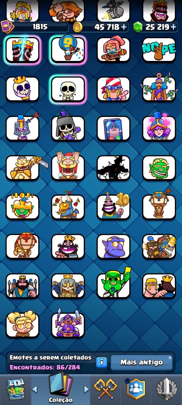 Conta Clash Royale, 12500 de Troféu, Mais de 24mil em gema.