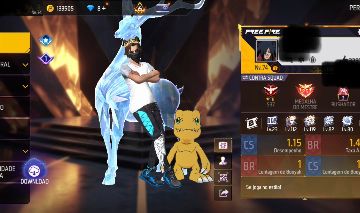 Conta de Free Fire mídia e gemada com parceria Mandela parceria do Naruto