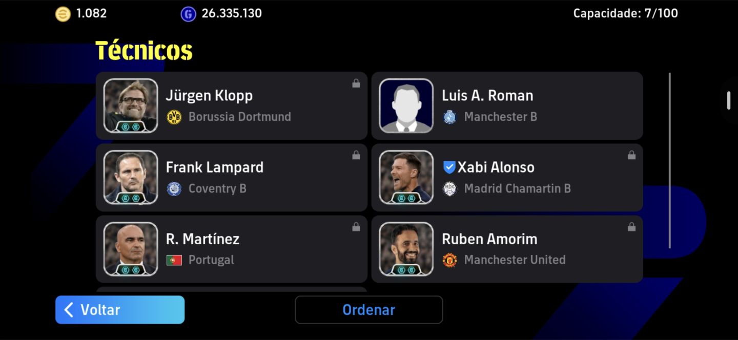 Conta eFootball Rara - Força 3290 | Epics, Show Time e Técnicos Top