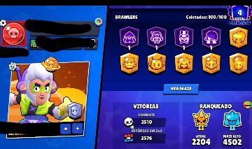 Conta brawl stars no precinho ,32k 16 hipercargas ,muitas skins