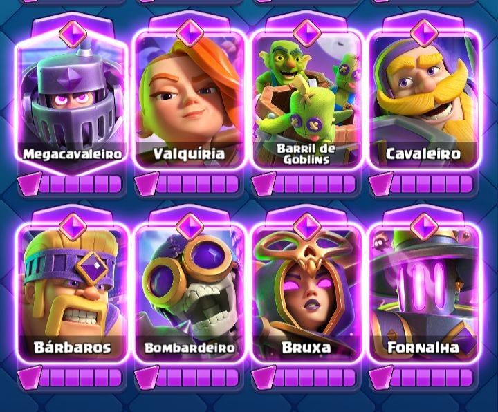 PROMOÇÃO - CONTA DE CLASH ROYALE (8 evoluções e 3 heróis) + 9800 TROFÉUS