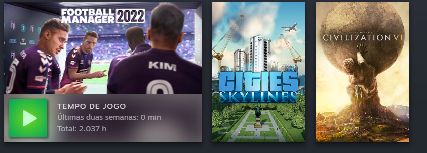 Conta Steam | Football Manager 2022 + Cities Skylines + Civilization VI