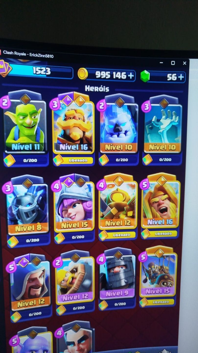 : CONTA DE CLASH ROYALE COM CRL 2024 COM 17 WINS