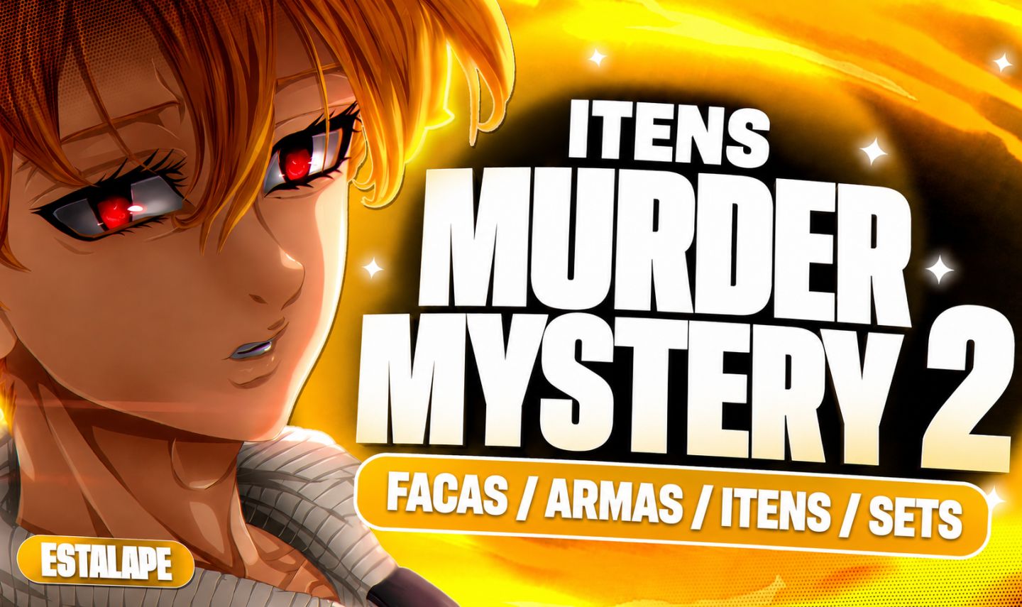 (NOVOS SETS) MURDER MYSTERY 2/MM2 - FACAS/ARMAS/ITENS/SET