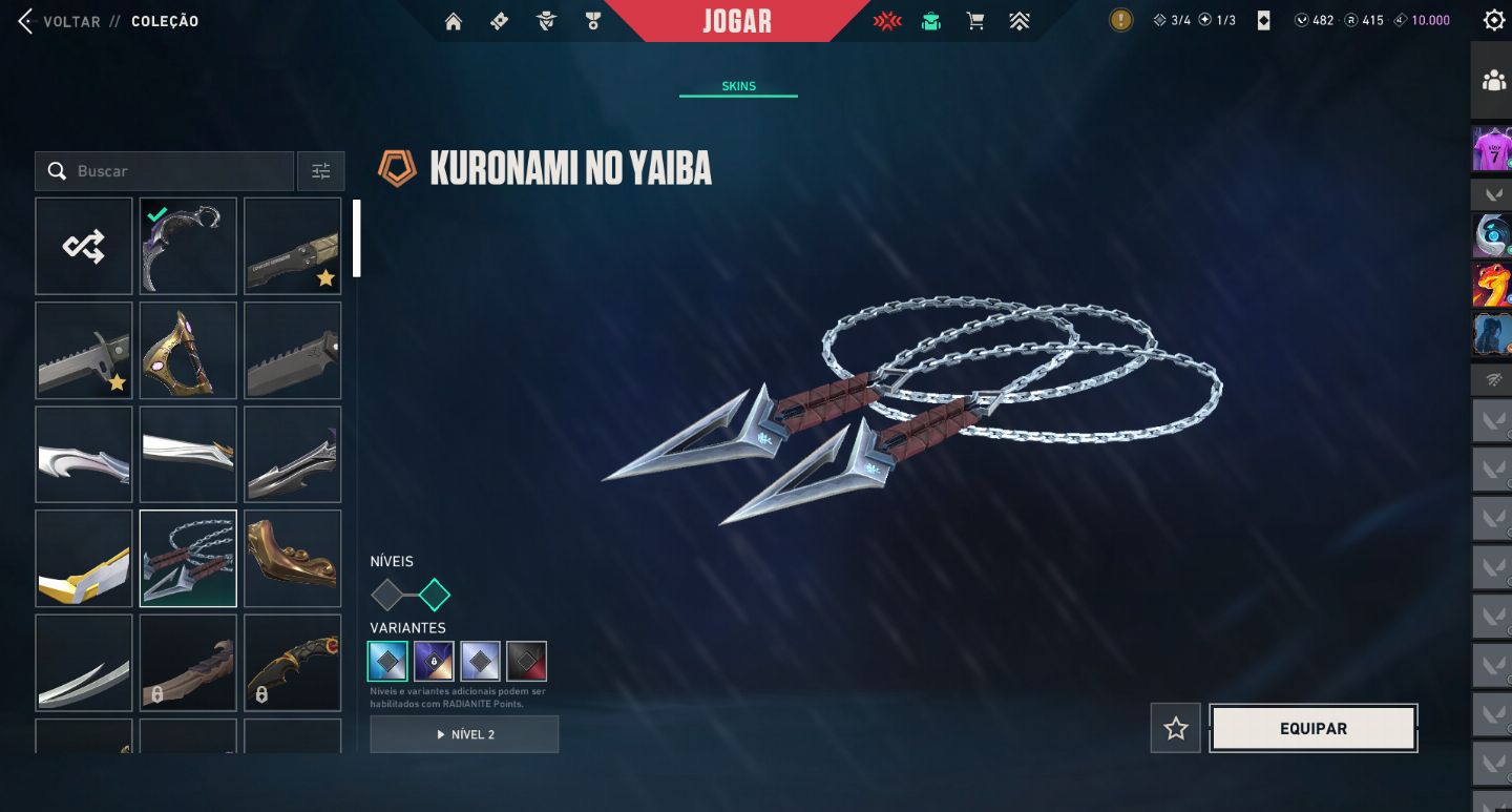 PREÇO NEGOCIAVEL! Conta valorant FullAcess Imortal 1 +20 skins,vandalpreludio