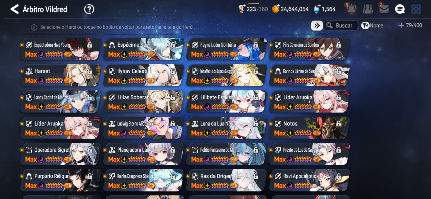 Conta Epic 7 Late Game (spd alta)