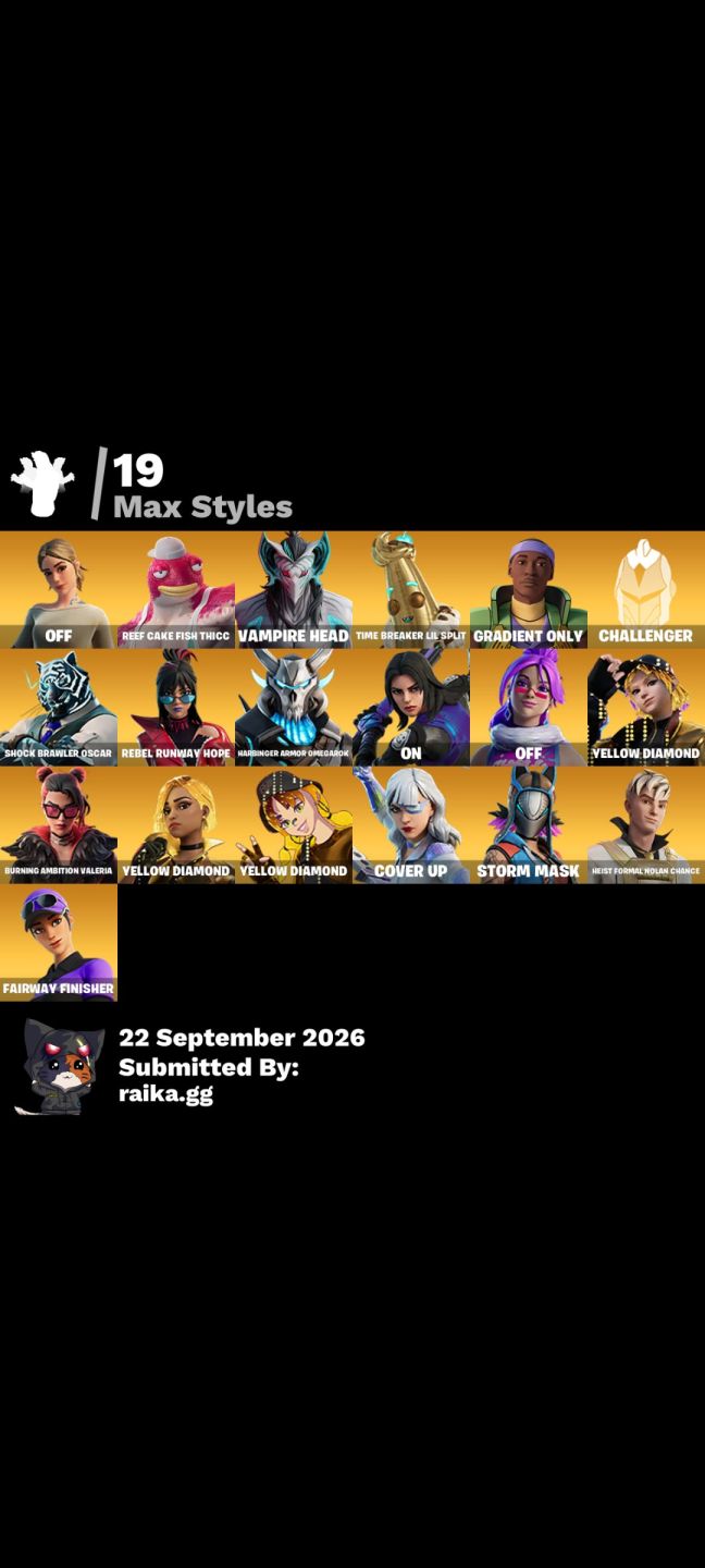 Conta de fort tryhard