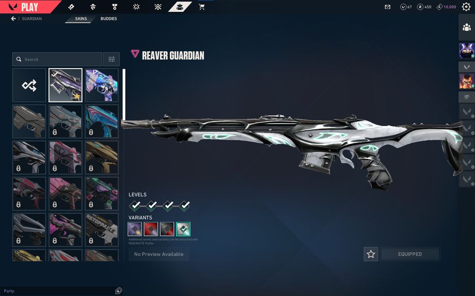 CONTA DE VALORANT KARAMBIT SUBLIME E VANDAL DO CAOS E MAIS