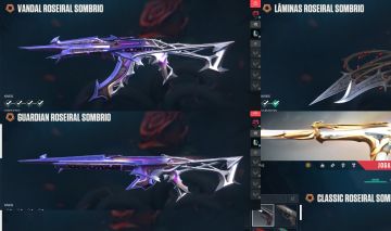Pacote Roseiral Sombrio | Phantom Soberania | Conta Valorant Fullacesso