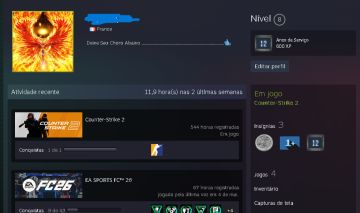 Conta Cs 2 com prime medalha e primier liberado